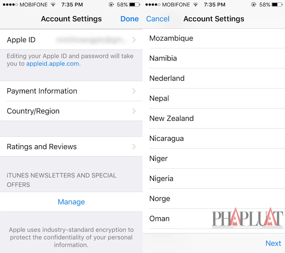 Tạo Apple ID tại Úc hoặc New Zealand để cài đặt Pokémon Go