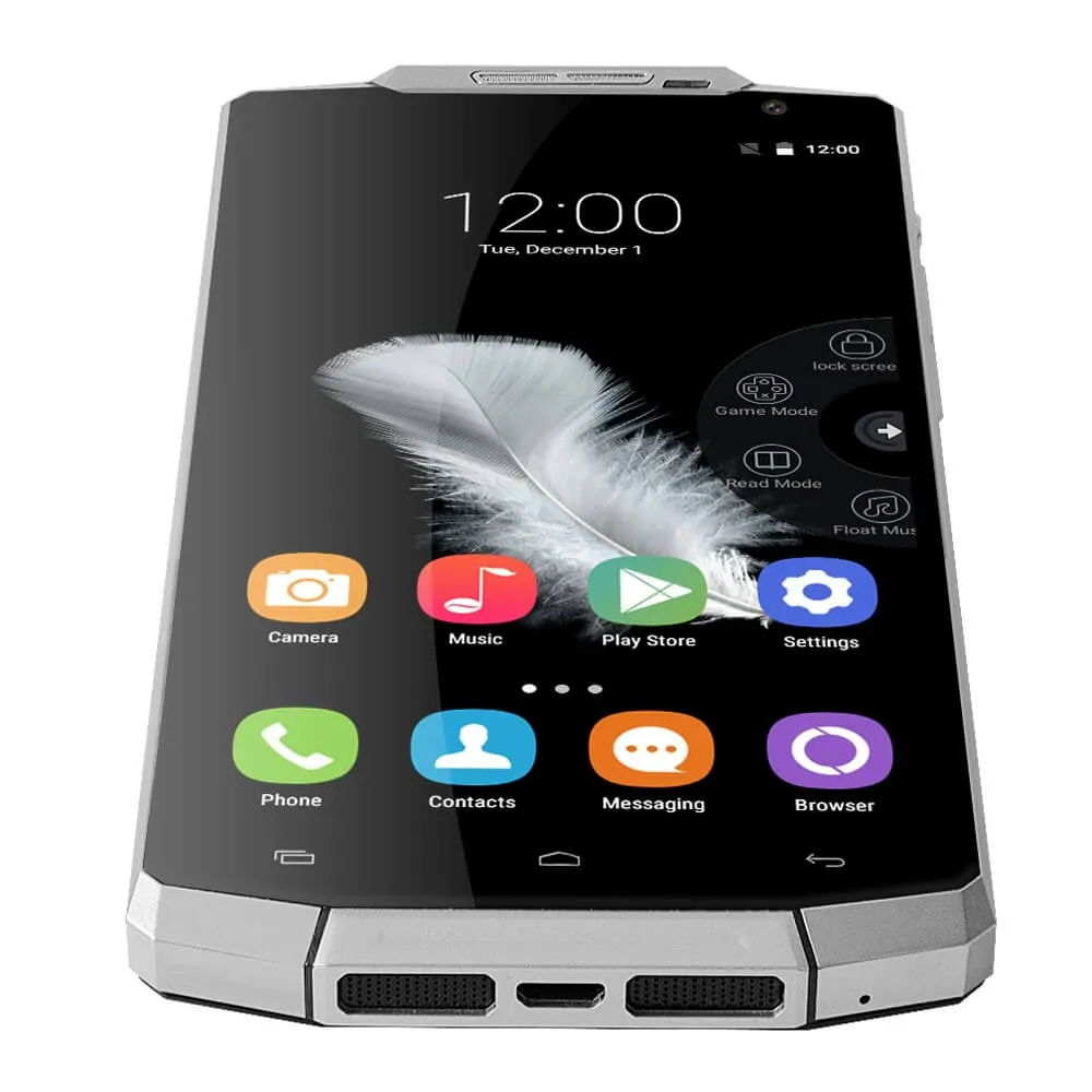 Oukitel K10000 có thiết kế nguyên khối bằng kim loại