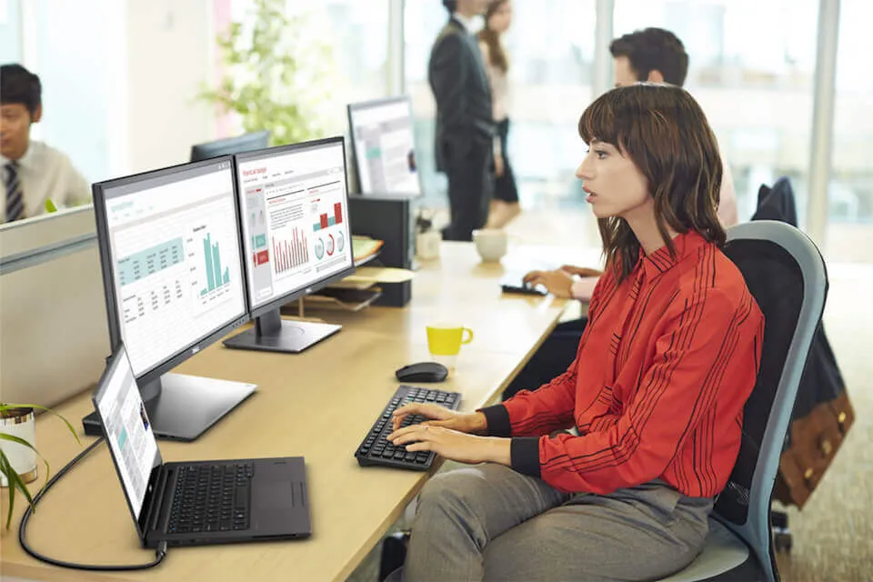 Dell P2417H giúp giảm mỏi mắt nhờ tính năng ComfortView. Ảnh: Dell