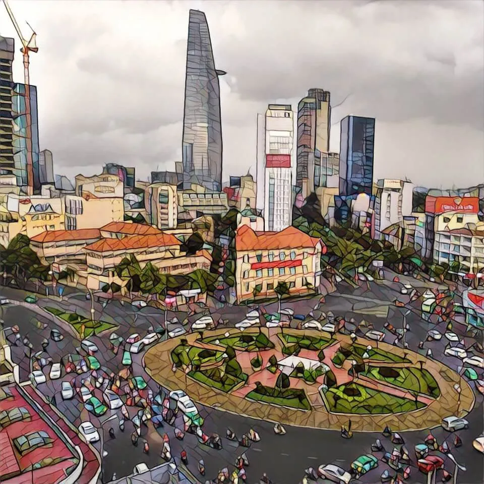 Hiệu ứng Mosac trên Prisma