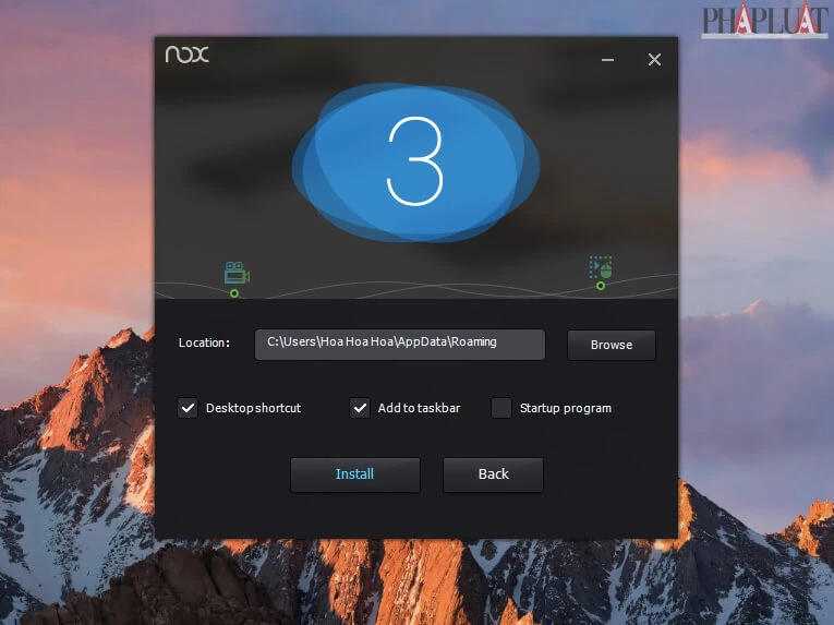 Cài đặt trình giả lập Nox trên Windows 