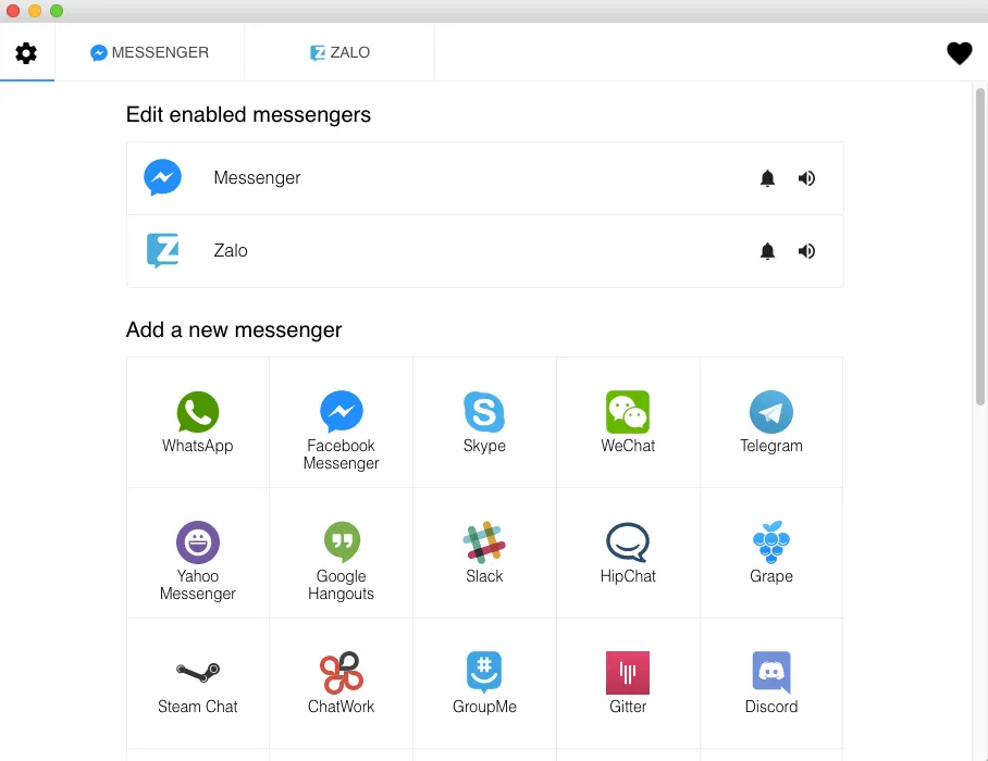 Lựa chọn các dịch vụ cần sử dụng