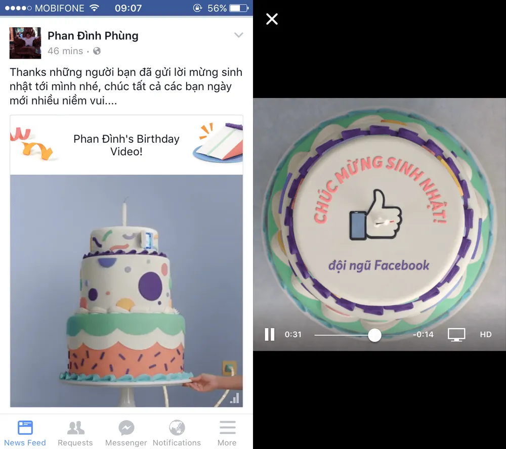 Facebook video