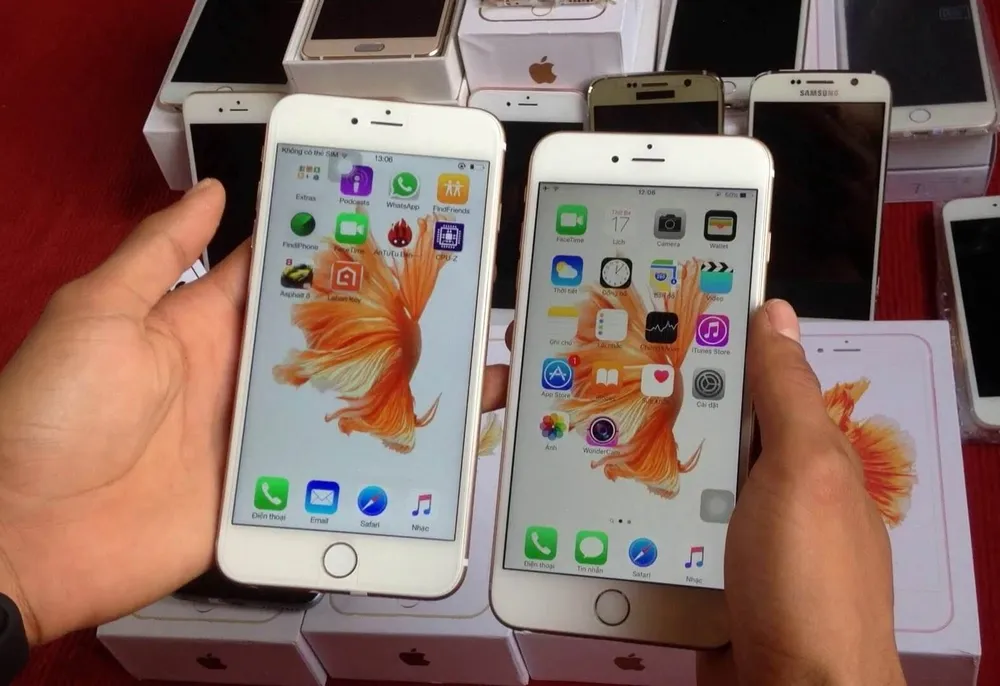 iPhone giả có màu sắc nhợt nhạt
