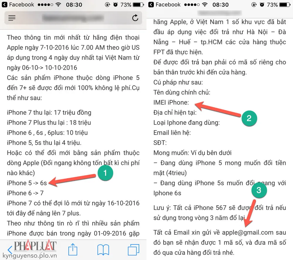lừa đảo iphone
