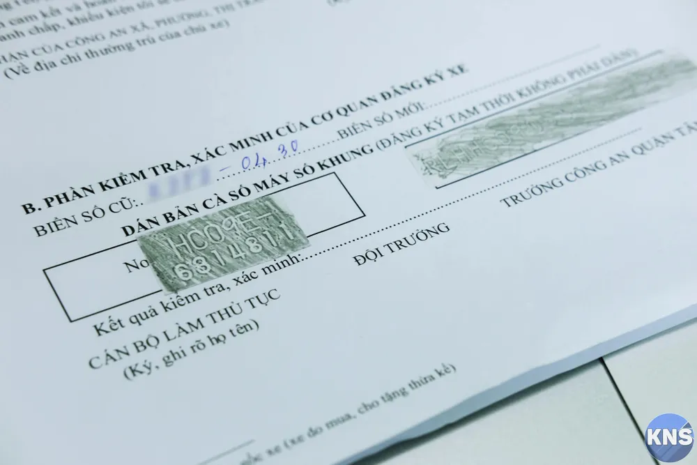 hướng dẫn cách đăng kí xe qua mạng