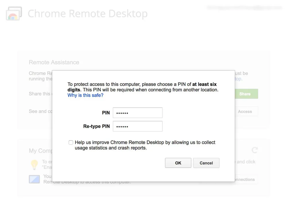 Chrome Remote Desktop