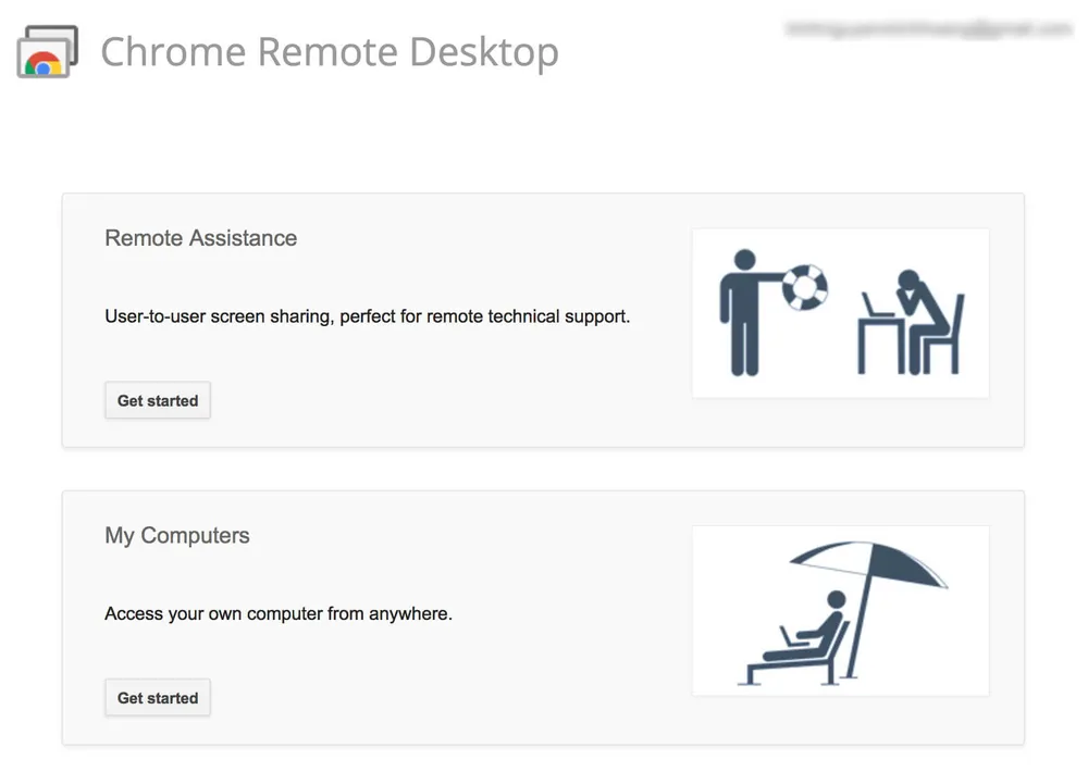 Chrome Remote Desktop