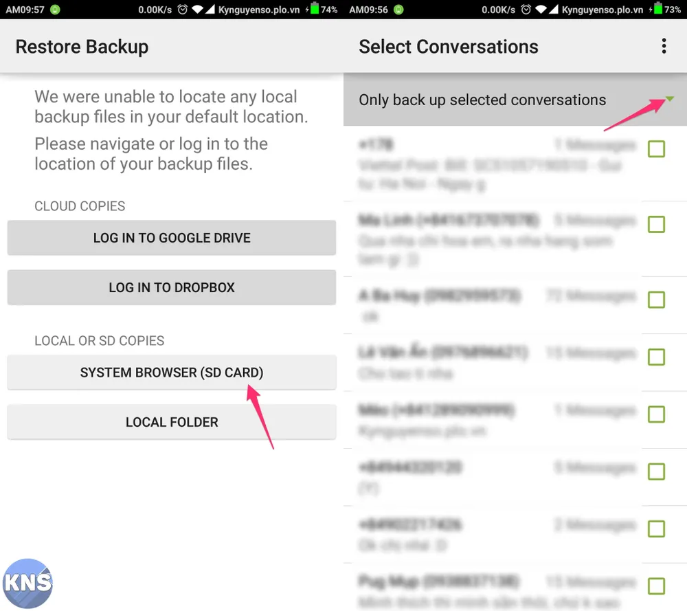 SMS Backup & Restore