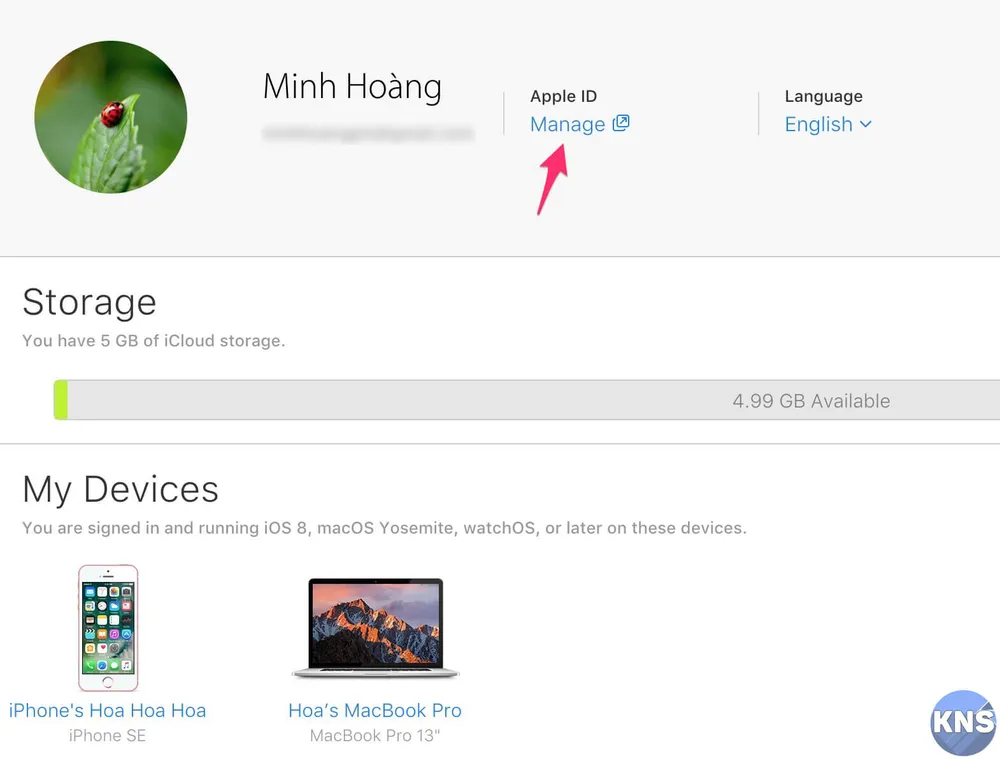 đổi mật khẩu icloud
