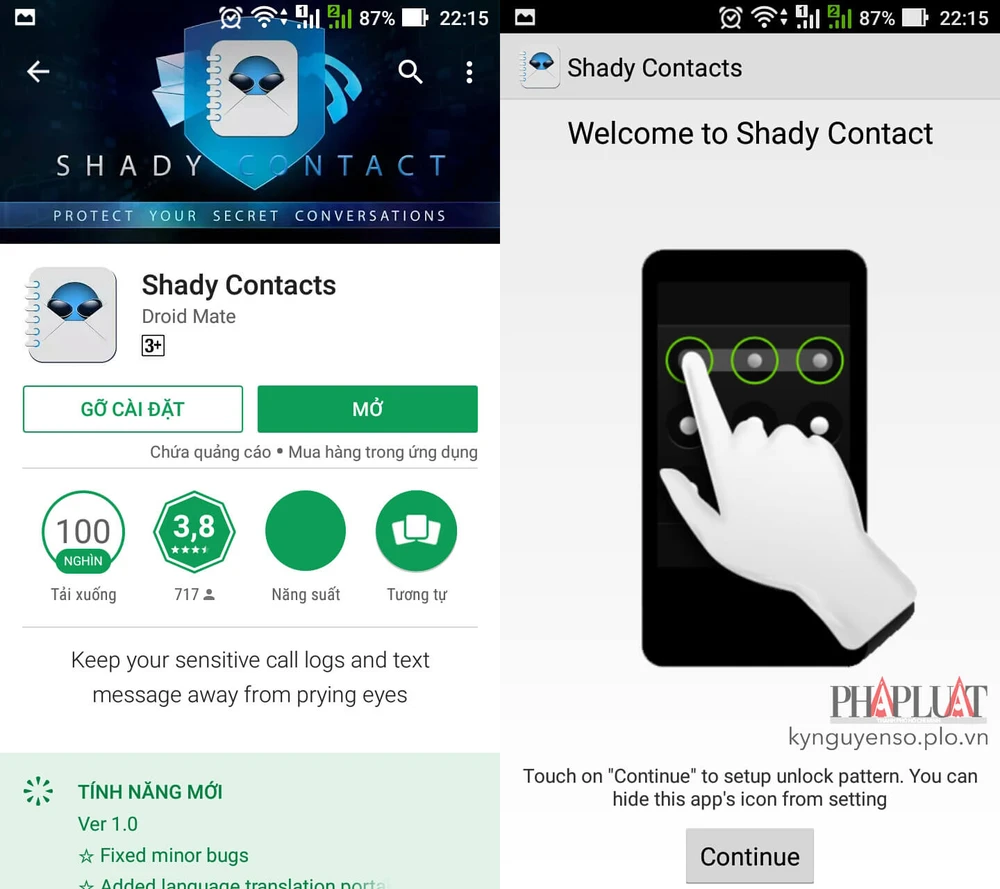 Cách ẩn cuộc gọi và tin nhắn quan trọng trên Android