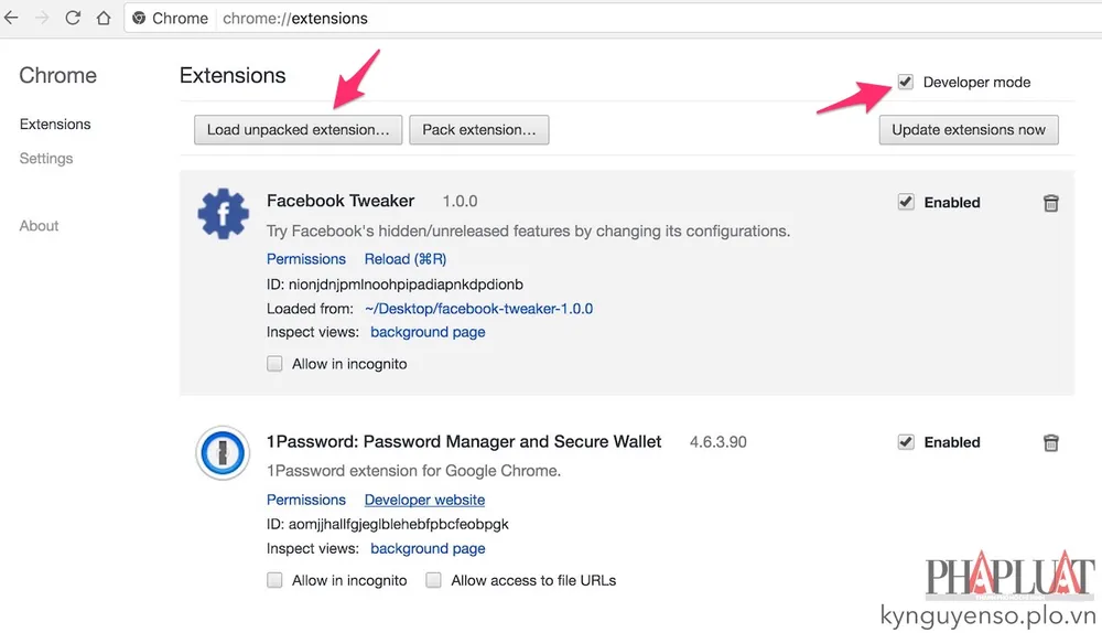 Cách thêm nút Dislike cho Facebook Messenger
