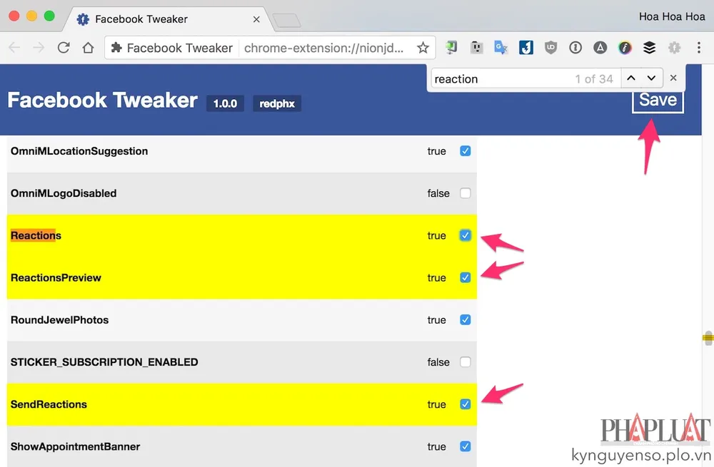 Cách thêm nút Dislike cho Facebook Messenger