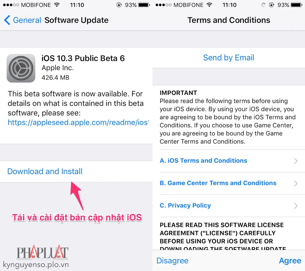 Apple ra mắt iOS 10.3 Beta 6 với nhiều cải tiến