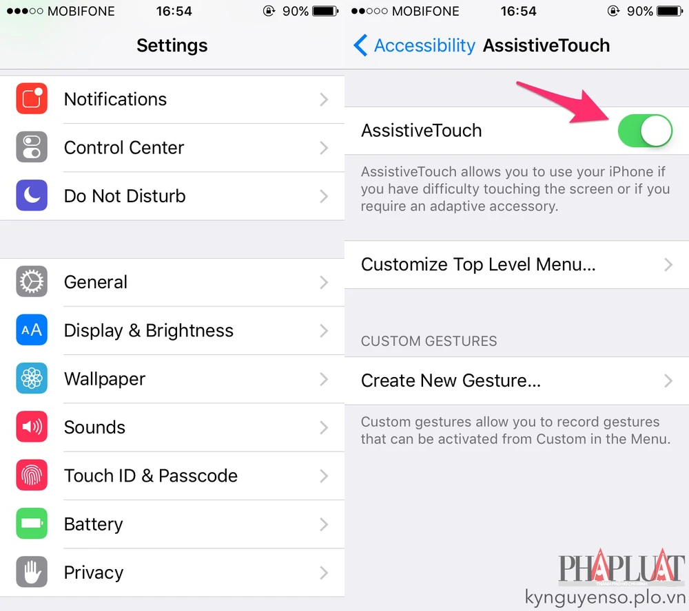 Sửa lỗi nút Home trên iPhone bị đơ