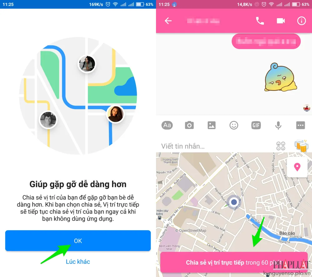 Cách chia sẻ vị trí theo thời gian thực trên Facebook ảnh 2 Live Location - Chia sẻ vị trí theo thời gian thực trên