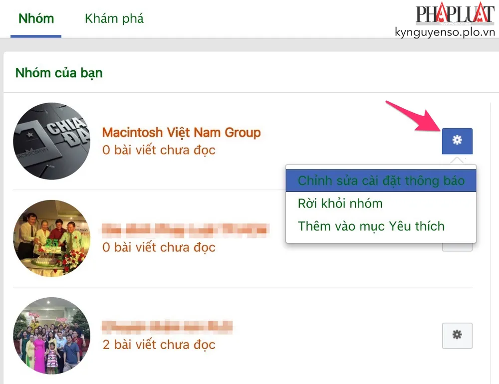 Mẹo tắt bớt các thông báo phiền phức trên Facebook