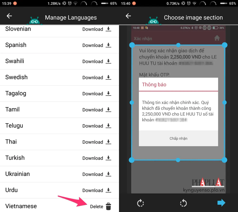Thủ thuật trích xuất văn bản tiếng Việt trên hình ảnh ảnh 2 Thủ thuật trích xuất văn bản tiếng Việt trên hình ảnh