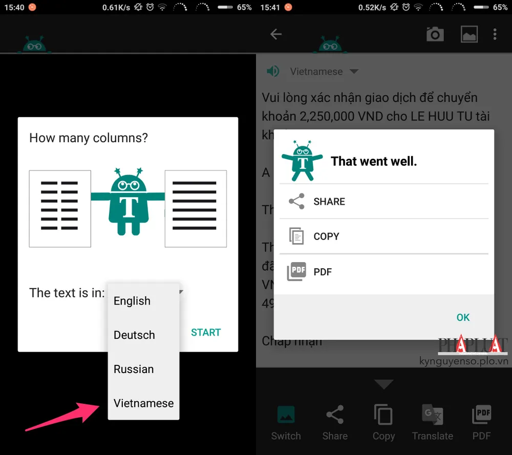Thủ thuật trích xuất văn bản tiếng Việt trên hình ảnh ảnh 3 Thủ thuật trích xuất văn bản tiếng Việt trên hình ảnh