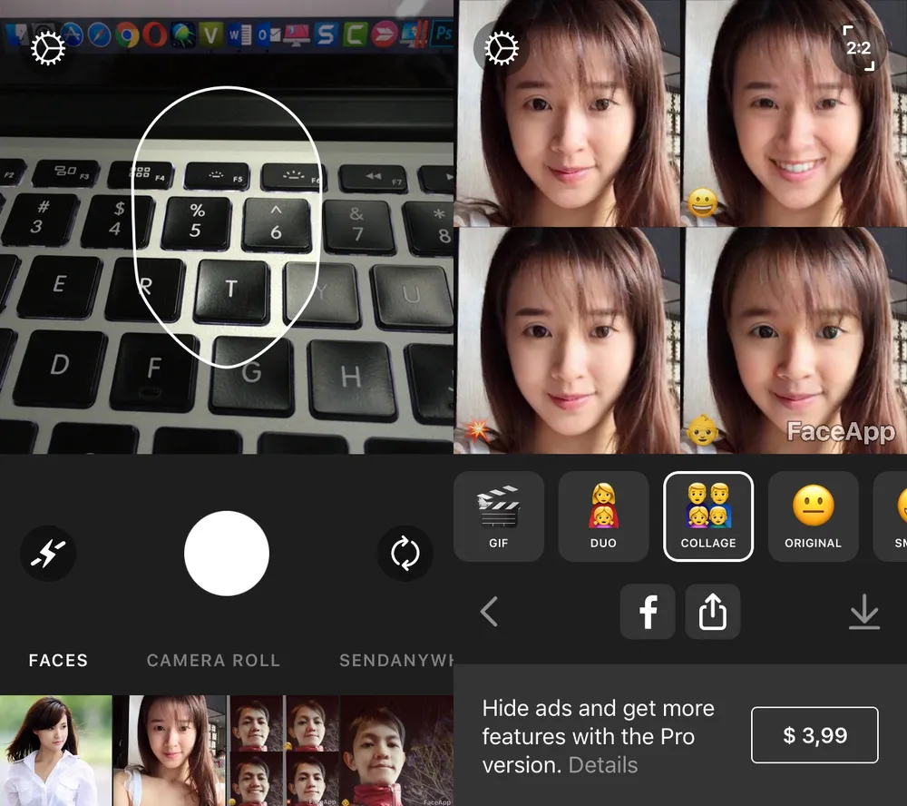 Ứng dụng giúp biến ảnh xấu thành đẹp, già thành trẻ