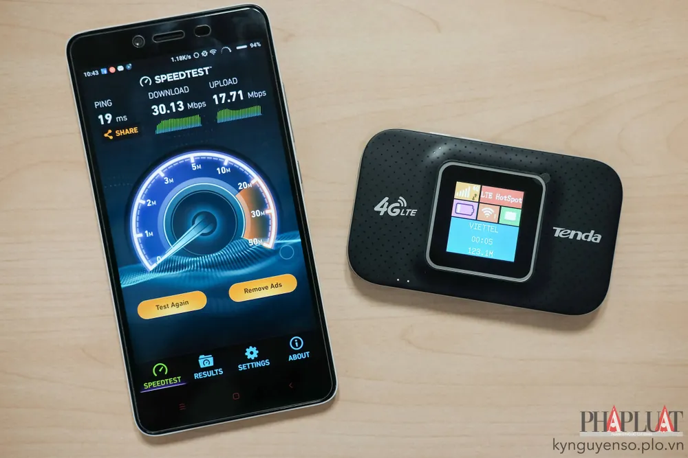 Đánh giá nhanh cục phát 4G Tenda tốc độ cao, giá rẻ