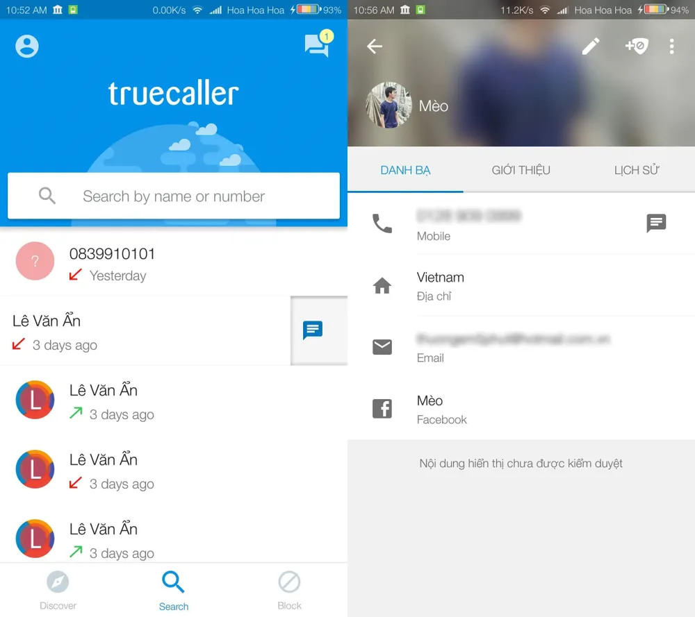 chặn cuộc gọi rác trên android