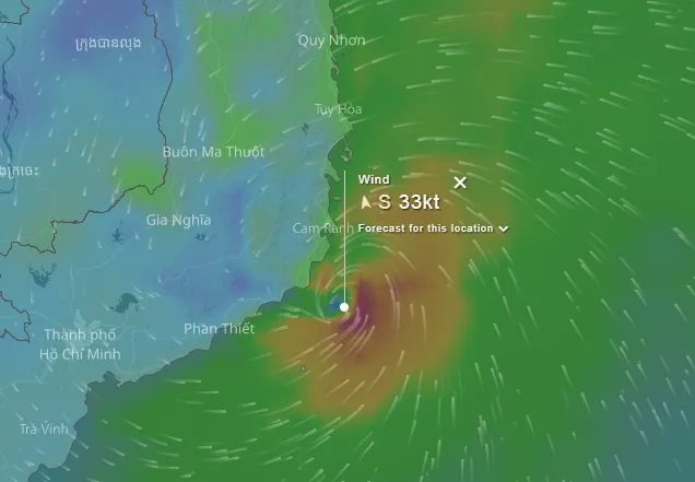 Cách theo dõi đường đi của cơn bão bằng smartphone ảnh 2 Cách theo dõi đường đi của cơn bão bằng smartphone ảnh 2