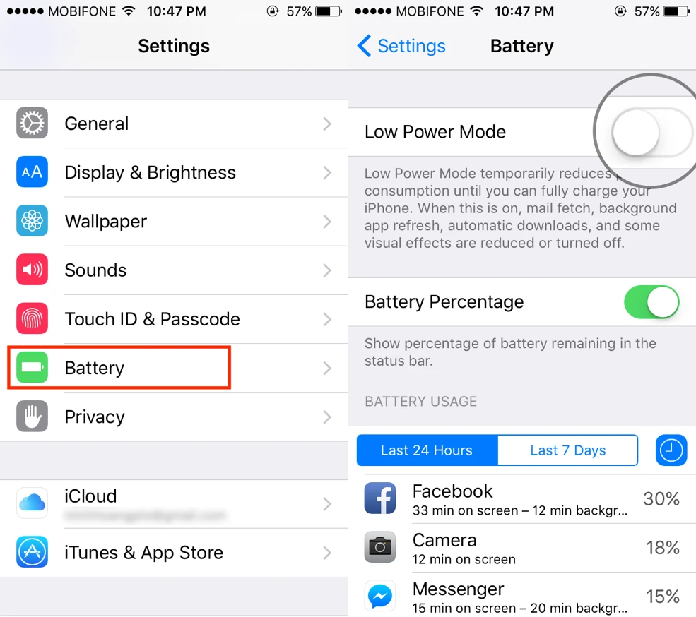 Sửa lỗi iPhone không thông báo khi có email mới ảnh 1