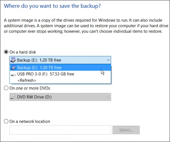 Cách sao lưu toàn bộ dữ liệu trên Windows 10 ảnh 2