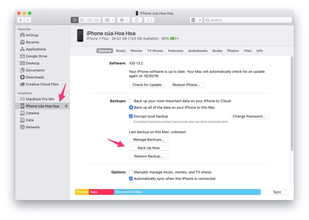 sao-luu-iPhone-bang-itunes