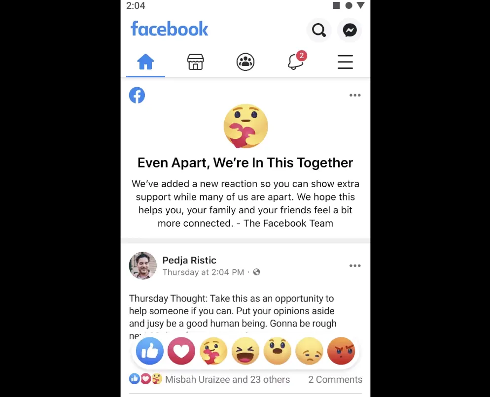 facebook-care-reaction