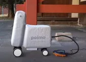 Lộ diện mẫu xe điện có tốc độ 'siêu khủng' ảnh 6 Mẫu xe điện siêu nhỏ Poimo có thể bỏ vừa vào ba lô
