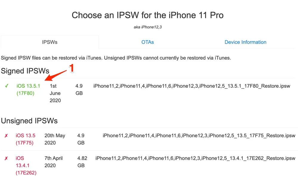 ipsw