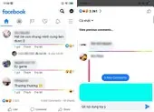 Cách đăng bình luận Facebook có đường kẻ đầy màu sắc