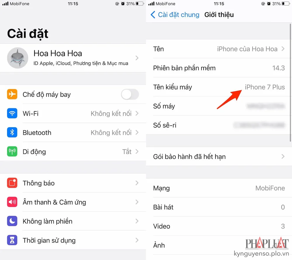 kiem-tra-phien-ban-iPhone-dang-su-dung-kynguyenso