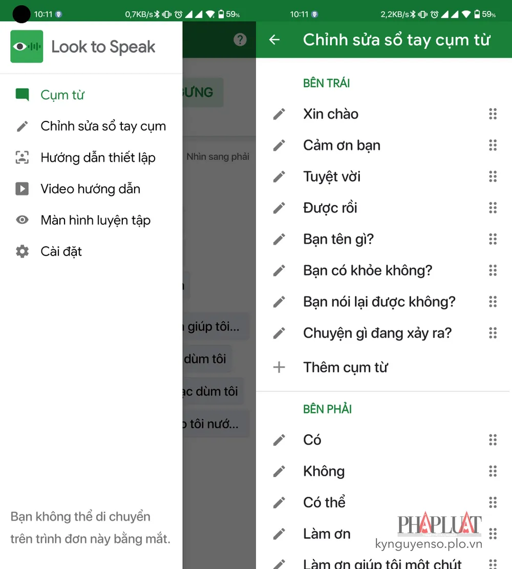 look-to-speak