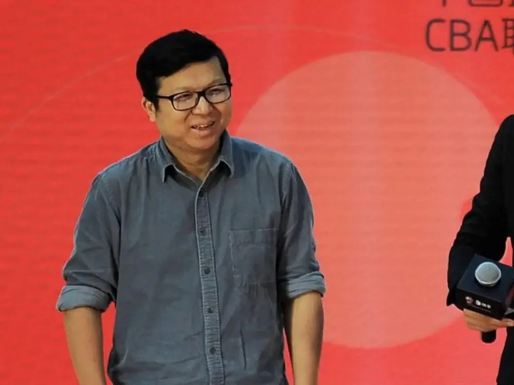 Su Hua, người sáng lập Kuaishou, trong một cuộc họp báo vào năm 2019 ở Bắc Kinh, Trung Quốc. Ảnh: VCG/Getty Images