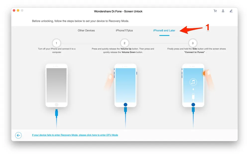 Chuyển iPhone về Recovery mode (chế độ khôi phục). Ảnh: MINH HOÀNG