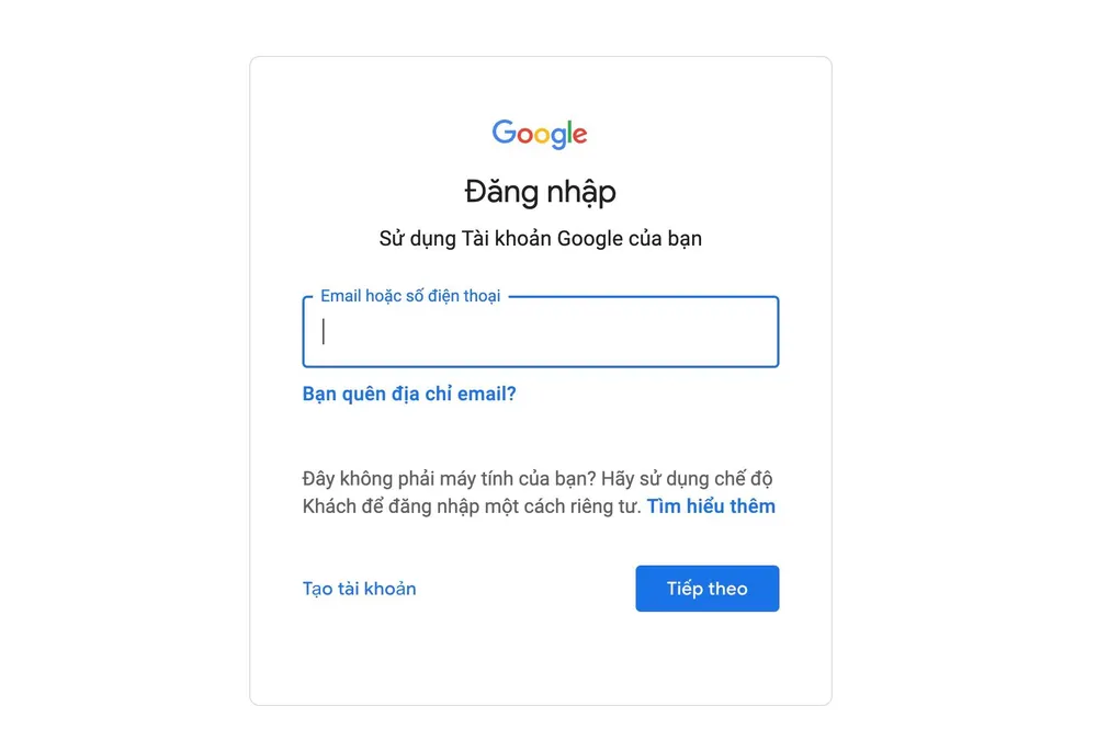 Đăng xuất tài khoản Google khi lướt web. Ảnh: TIỂU MINH