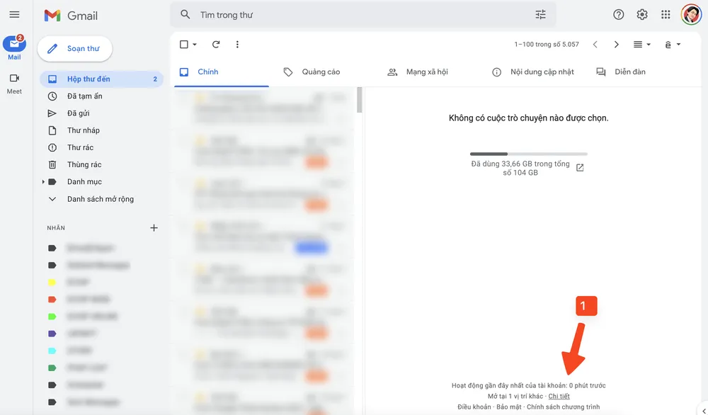 kiem-soat-cac-hoat-dong-dang-nhap-gan-day Kiểm tra các hoạt động đăng nhập gần đây. Ảnh: MINH HOÀNG