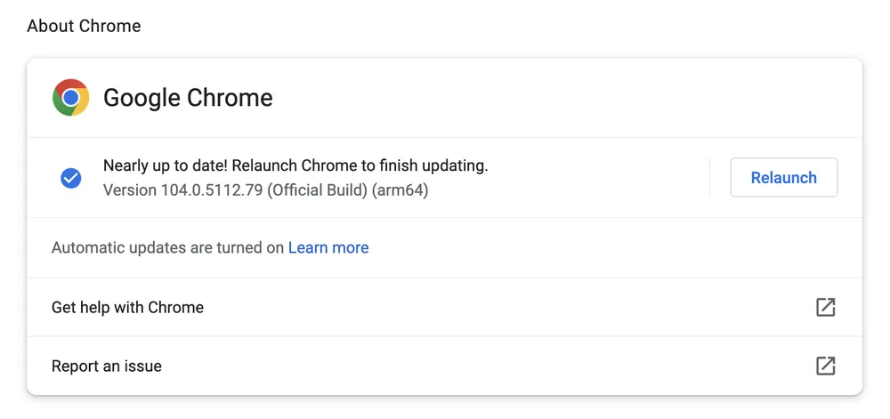 tai-ve-ban-cap-nhat-moi-nhat-cho-trinh-duyet-chrome Tải về bản cập nhật mới nhất cho trình duyệt Chrome. Ảnh: TIỂU MINH