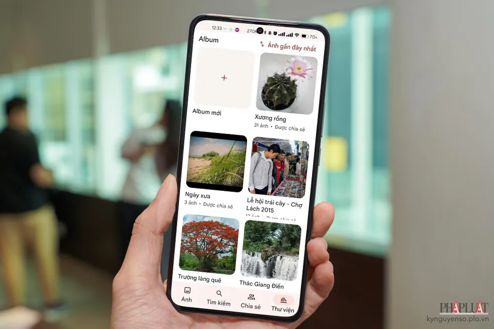 Google Photos là một trong những ứng dụng lưu trữ hình ảnh tốt nhất hiện nay. Ảnh: TIỂU MINH