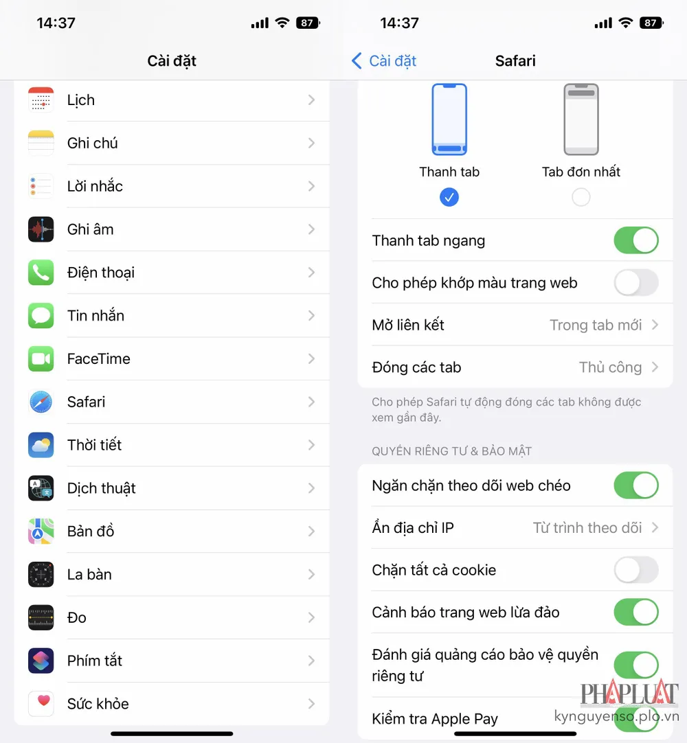 chan-theo-doi-tren-safari