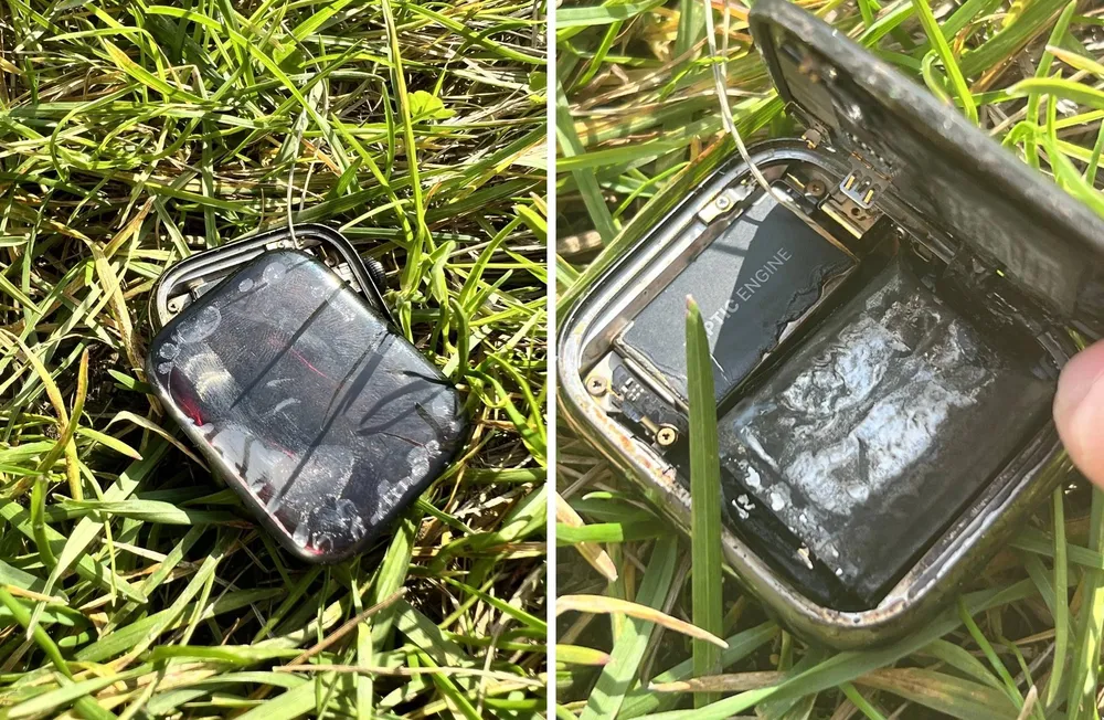 Apple quá nhiệt, bốc khói và phát nổ. Ảnh: Chance Miller