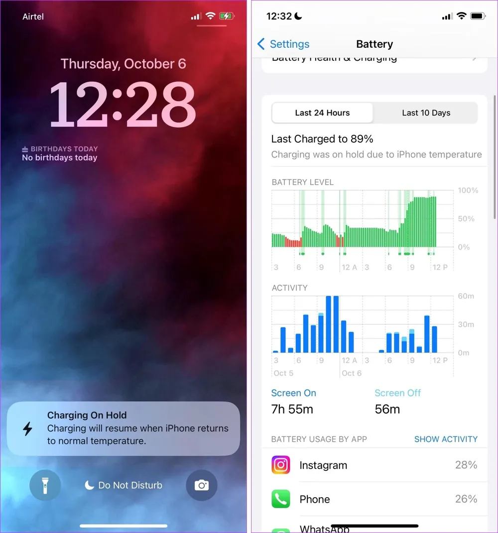 Tính năng Charging on hold sẽ tự động ngừng sạc khi iPhone quá nhiệt. Ảnh: Apple