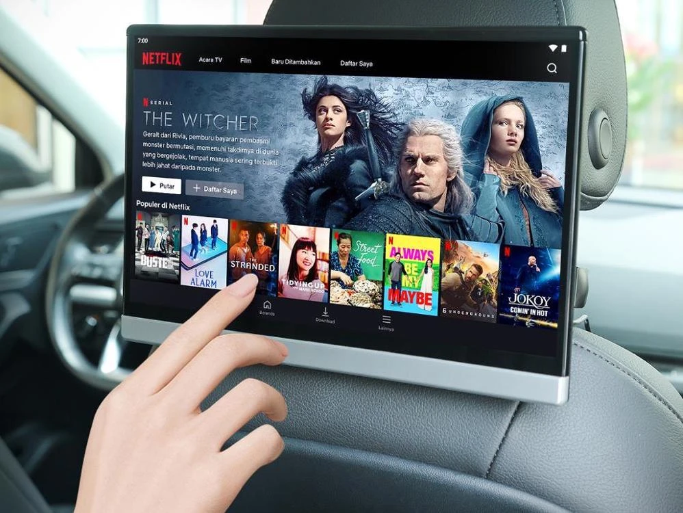 màn hình tựa đầu