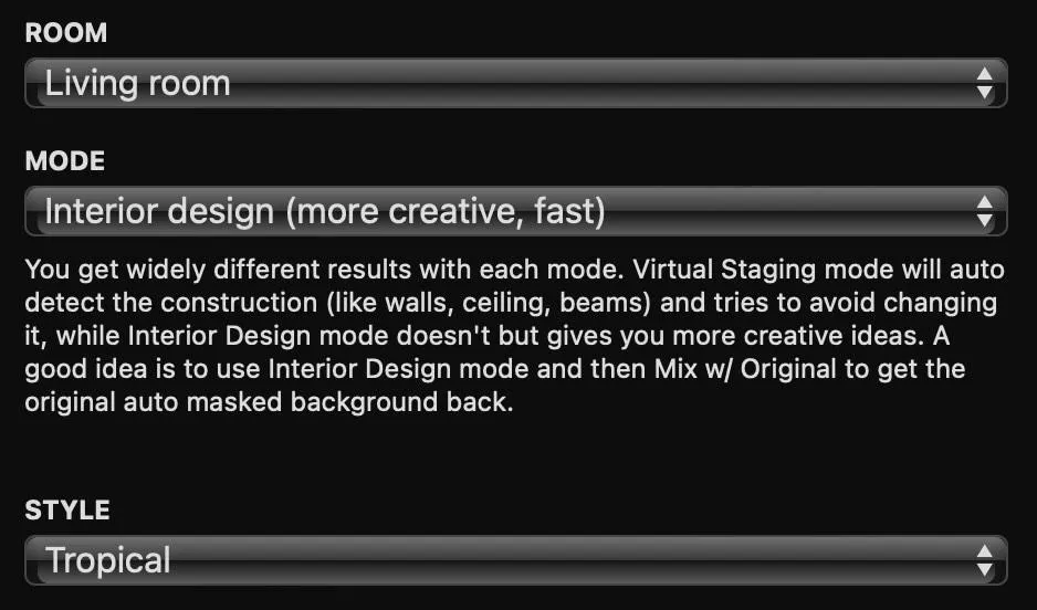 Lựa chọn phong cách thiết kế căn phòng. Ảnh: TIỂU MINH