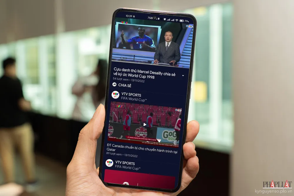 Cách xem World Cup 2022 trên điện thoại mọi lúc mọi nơi. Ảnh: MINH HOÀNG