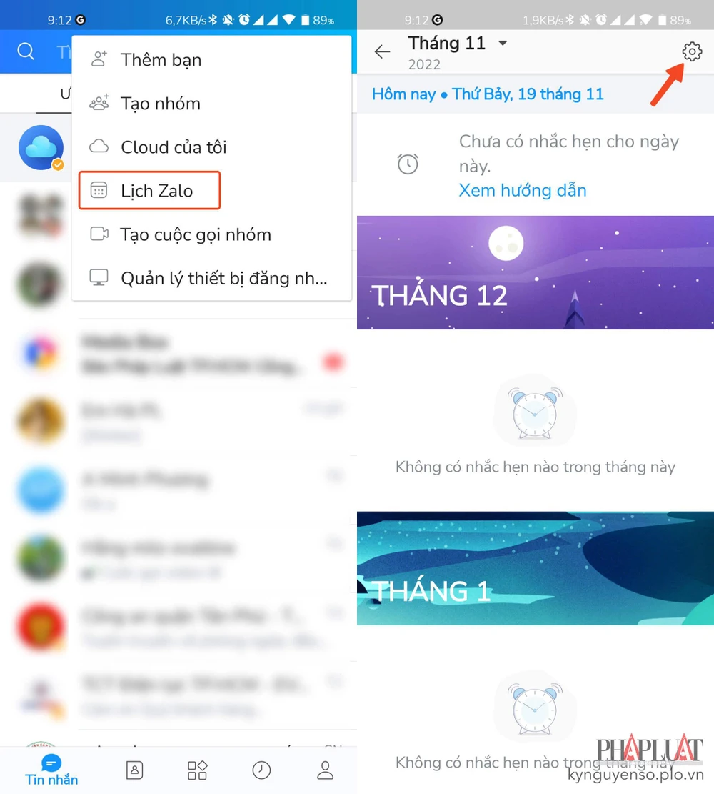 Thêm lịch thi đấu World Cup 2022 vào Zalo. Ảnh: MINH HOÀNG