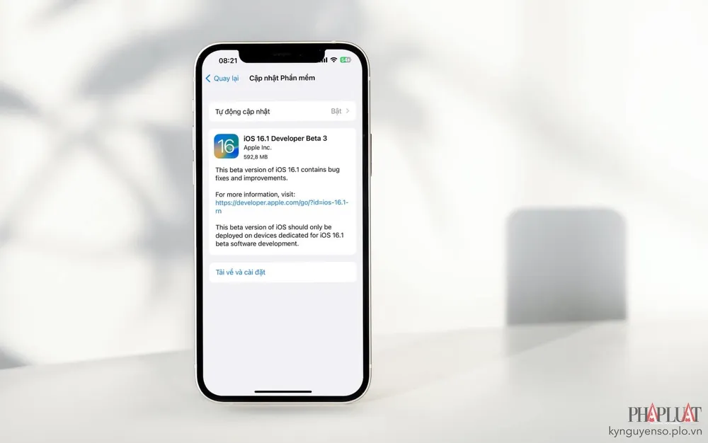 cap-nhat-iphone-len-phien-ban-moi-nhat Cập nhật iPhone lên phiên bản mới nhất. Ảnh: MINH HOÀNG